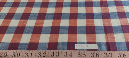 Gingham Check fabric in slubbed cotton 162519.jpg