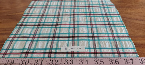 Cotton blend seersucker plaid fabric 133238.jpg