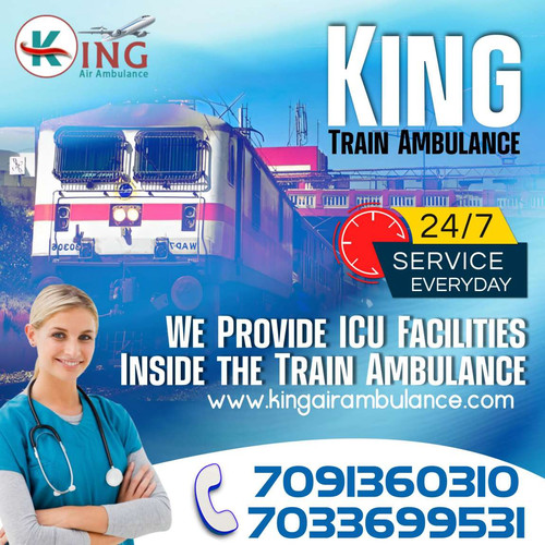 King Train Ambulance Services in Kolkata provide a dedicated and all-medical support system for patients. Our certified medical staff takes good care of your patient's health and keeps your medical condition stable.     
More@ https://shorturl.at/sOX46