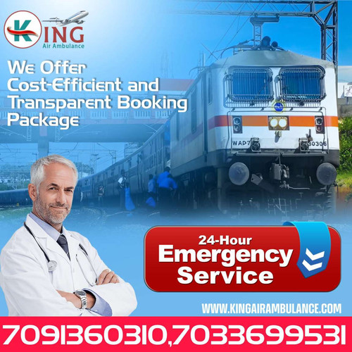 King Train Ambulance Services in Ranchi with a Professional Healthcare Unit.jpg