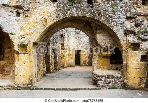 old castle ruins ancient stone building stock images csp75768155.webp
