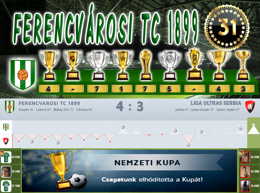 Nemzeti Kupa 45.Szezon Döntő (31.Kupa)