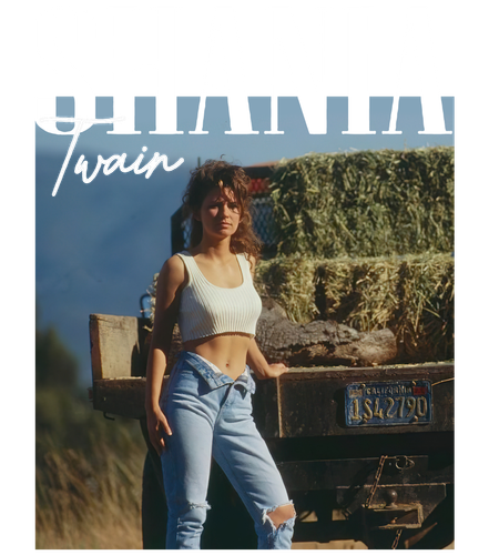Rare Vintage Shania Twain Country Music 90S 4500x5100.png
