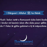 Ramazani, muaji i mëshirës (7)