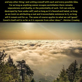 crowley separateness reconciliation of all ideas.png