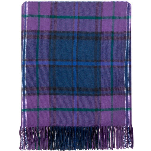 100 lambswool lochcarron border tartan blanket scotland forever brand new 7567 p.jpg