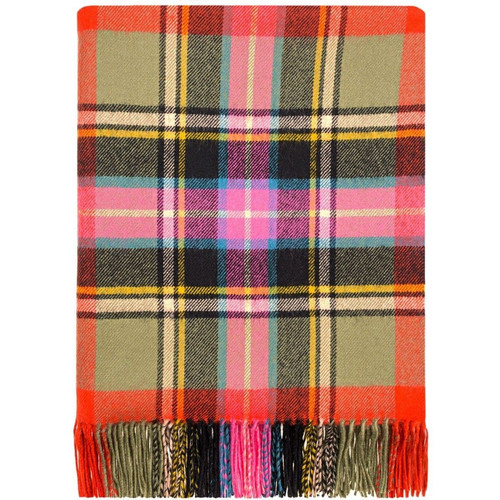 100 lambswool lochcarron border tartan blanket bruce of kinnaird ancient brand new 7562 p.jpg