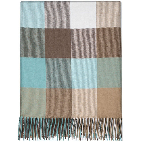 100 lambswool lochcarron border tartan blanket dornie opal brand new 7573 p.jpg