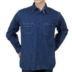 navy striped wabash sc25551a slim fit long sleeve work shirt from fiction romance collection by suga.jpg