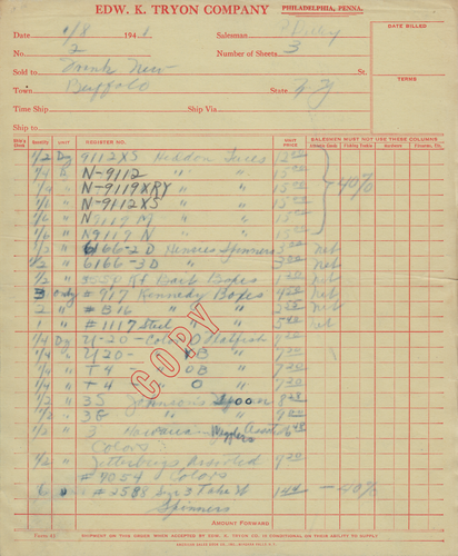 1 8 41 Edw. K. Tryon invoice.png