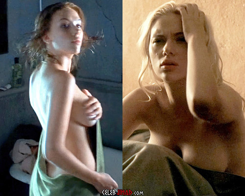 scarlett johansson nude boobs enhanced