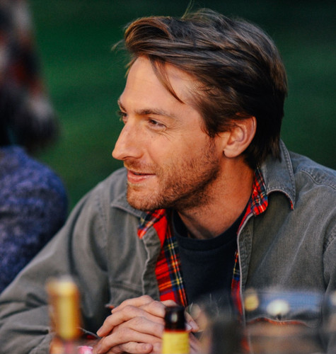 Sean Oakes (Fran Kranz) at dinner in LAST WEEKEND In theaters August 29. LastWeekendFilm.com.jpg