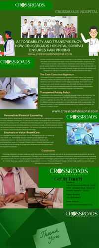 Affordability and Transparency How Crossroads Hospital Sonipat Ensures Fair Pricing Crossroads Hospi.png
