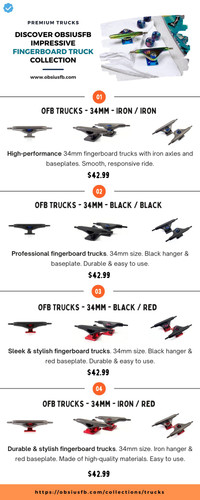 Discover ObsiusFB Impressive Finge﻿rboard Truck Collection.jpg