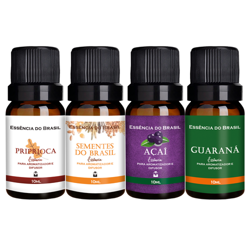Kit 4 Essências Aromatizador Difusor 10ml Essências do Brasil.png
