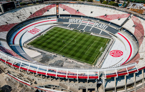 BUENOS AIRES, ARGENTINA - FEBRUARY 12: Aerial view of Estadio Mas Monumental Antonio Vespucio Libert.jpg