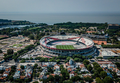 BUENOS AIRES, ARGENTINA - FEBRUARY 12: Aerial view of Estadio Mas Monumental Antonio Vespucio Libert.jpg