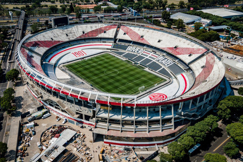 BUENOS AIRES, ARGENTINA - FEBRUARY 12: Aerial view of Estadio Mas Monumental Antonio Vespucio Libert.jpg