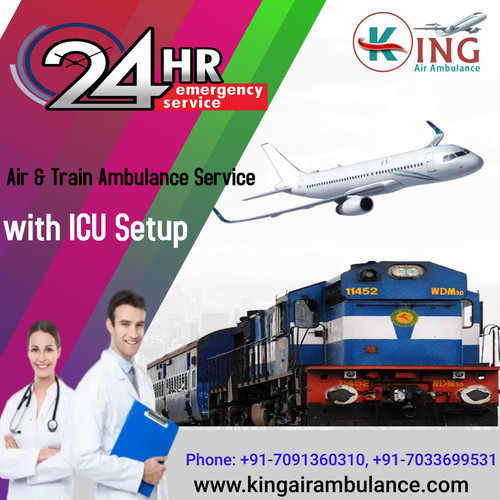 King Train Ambulance Services in Delhi with All Necessary Medical Tools.jpg