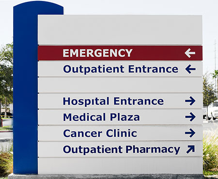 Custom Wayfinding Signage for Hospitals in Denver, CO.jpg