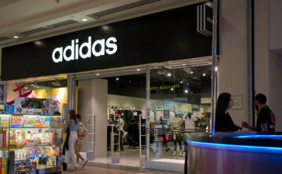 Ukraine, Dnipropetrovsk. 05.06.2021 Adidas logo. A sign and logo for an adidas shop. Adidas Store.jpg
