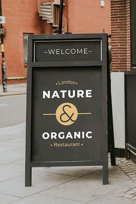 Custom Printed A Frame Signs for Restaurant in Denver, CO.jpg