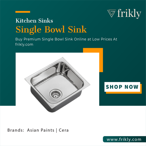 Upgrade Your Bathroom with a Trendy Single Bowl Sink in india | Frikly.png