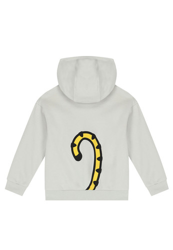 kenzo kids con cappuccio grigia logo tigre bambino b.jpg
