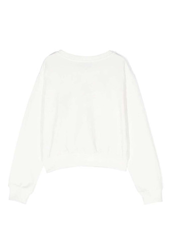 moschino kids felpa bianca iconica stampa teddy bear cintura bambina b.jpg