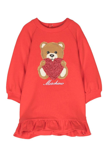 moschino baby abito rosso teddy bear neonata a.jpg