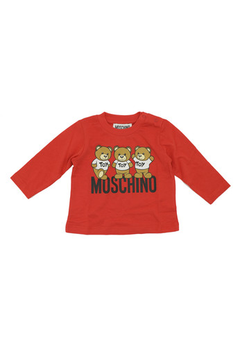 moschino kids t shirt rossa teddy bear bambino a.jpg