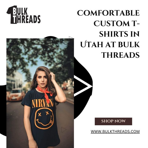 Comfortable Custom t shirts in Utah at bulk threads.jpg