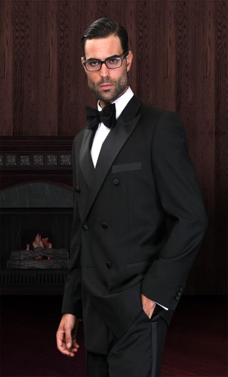 Mens Double Breasted Black Tuxedo 18521.jpg