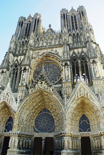 reims cathedral portals tours facade porches