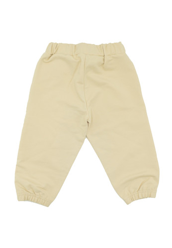 liu jo kids pantalone felpa beige logo bambina b.jpg