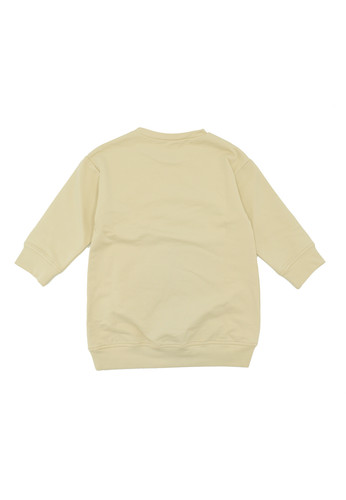 liu jo kids abito felpa beige logo bambina b.jpg