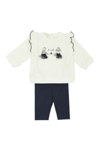 liu jo baby completo felpa leggings bimba a