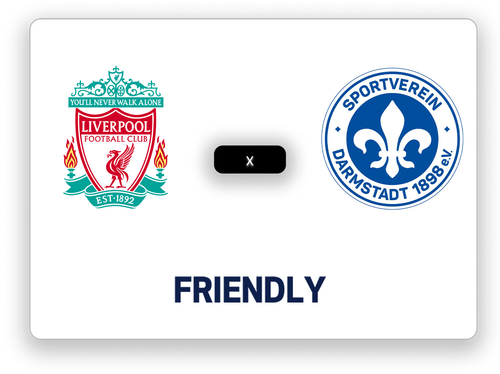 Liverpool x Darmstadt 98 (Friendly )