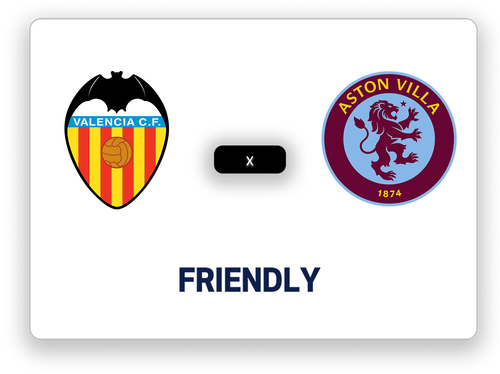 Valencia x Aston Villa ( friendly )