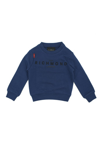john richmond kids felpa blu logo bimbi a.jpg