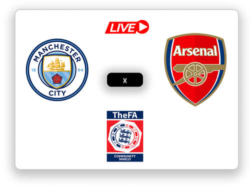 Manchester City x Arsenal (Community Shield) live