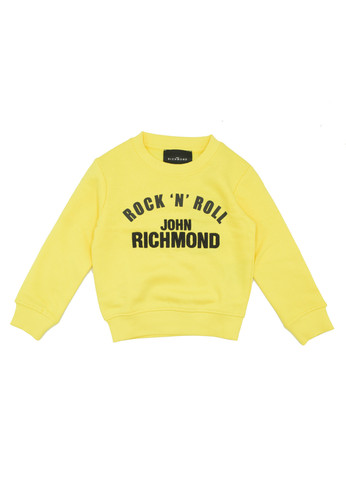 john richmond kids felpa gialla logo bambino a.jpg