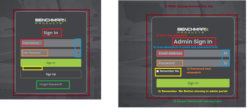 Login page Design issues.png