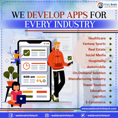 Bring your business online with Web Brain InfoTech. We are a leading mobile app development company in India. If you are looking for a Mobile App Development company for making your own business app. Hire us to get the best mobile application for your business. We have years of experience in mobile app development.