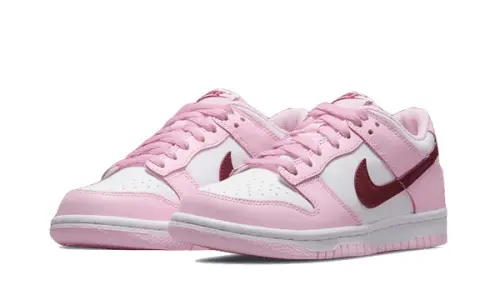 Dunk Low Pink Red White (GS) 0001.webp