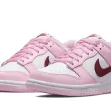 Dunk Low Pink Red White (GS) 0001