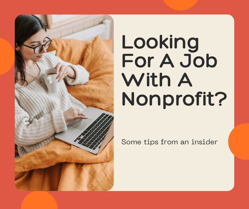 Looking for a job with a nonprofit