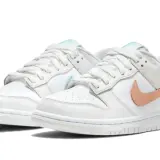 Dunk Low White Bone Peach Aqua (GS) 0001