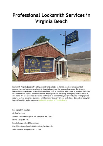 Professional Locksmith Services in Virginia Beach.jpg