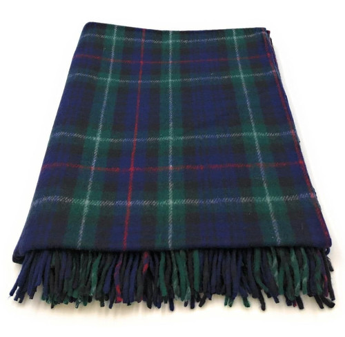 highland wool blend mackenzie tartan blanket throw brand new 7431 p.jpg